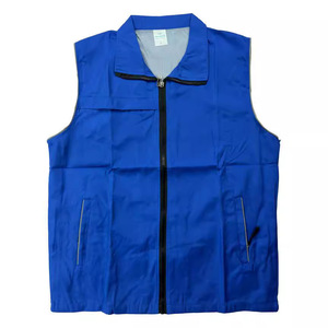 Chaleco Deportivo para Exteriores, Azul Rey, de Una Sola Capa, con Múltiples Bolsillos, para Hombres, Uso en Equipos Voluntarios - Product Image 1