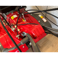 Mini motoculteur à essence à deux roues motrices de 7 ch avec profondeur de travail réglable pour l'utilisation en jardinage