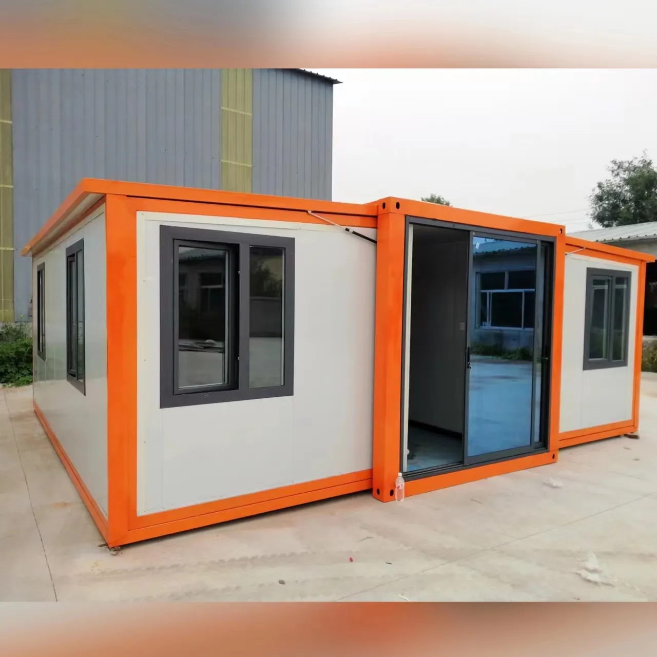 Best Quality Folding Container House Prefab Hotel Expandable Container House Wind Tolerance