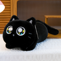 Peluche chat super douce et mignonne, jouet en peluche rembourré de coton PP, coussin chat en peluche, adorables animaux en peluche pour cadeau
