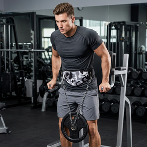 Ceinture de musculation en néoprène avec boucle, légère, antidérapante, pour entraînement, powerlifting, logo personnalisé disponible, unisexe - Product Image 1