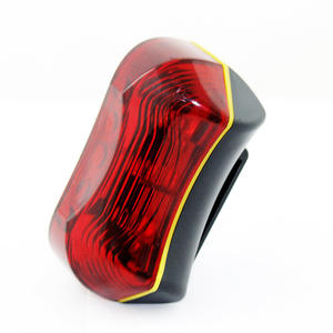 Luz trasera Led para bicicleta, 4 modos, fuente de luz de plástico resistente al agua para ciclismo al aire libre, bicicleta de montaña, advertencia de seguridad nocturna - Product Image 1