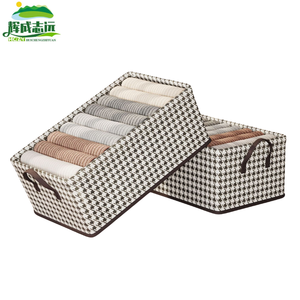 Vải có thể gập lại hình chữ nhật lưu trữ hộp & Thùng quần áo tổ chức tiêm kỹ thuật <span class=keywords><strong>Stackable</strong></span> lưu trữ đơn vị - Product Image 1