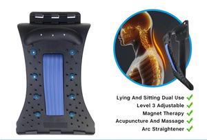 Nuevo Diseño, Estirador Lumbar Magnético Ajustable para Alivio de Dolor de Cuello y Espalda, con Acupuntura - Product Image 4