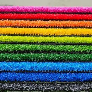 Gazon 12mm Azul Rojo Verde Negro Césped artificial de color para pista de pádel - Product Image 4