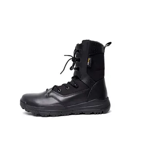 Заводская Продажа Мужские легкие черные 8 дюймовые армейские военные ботинки