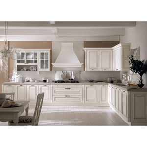 <span class=keywords><strong>Design</strong></span> moderno modulare a forma di U cucina con armadi da cucina grigiuti e Champagne sofisticati armadi da cucina contemporanea - Product Image 3