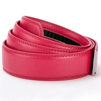 Ceinture en cuir véritable à boucle automatique unisexe personnalisable, couleur marine, largeur 35 mm