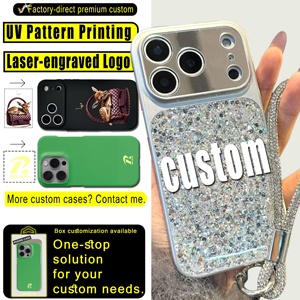 Luxe PC Stootbestendige hoes met bandje voor iPhone, op maat gemaakte telefoonhoes - Product Image 1