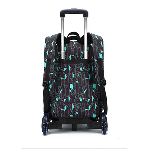 Del computer portatile zaino con trolley Dei Bagagli Con Ruote Zaino Sacchetti di Scuola con Sei Ruote per le Ragazze Dei Ragazzi Adolescenti sacchetto di Scuola Gli Studenti - Product Image 3