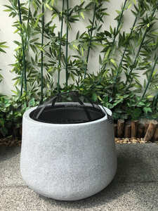 Brasoir de foyer de chauffage de jardin et de Patio et <span class=keywords><strong>Barbecue</strong></span> avec finition en pierre écologique - Product Image 4