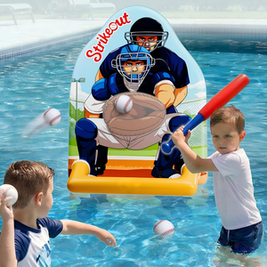Juego de Béisbol Inflable Strikeout con Bate y Pelotas - Product Image 1