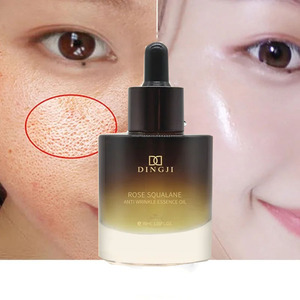 OEM DINGJI Soro facial personalizado iluminador de pele rosa esqualano orgânico vegano antirrugas brilho facial rosa óleo para a idade - Product Image 2
