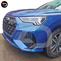 Grille de pare-chocs avant de haute qualité en matériau PP, aspect RSQ3, avec échappement pour Audi Q3 modèle 2019-2023/Sportback