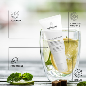 Maschera Dorsch Detox Kaolin 200ml con Aloe e Vitamina C per tutti i tipi di pelle - Product Image 3