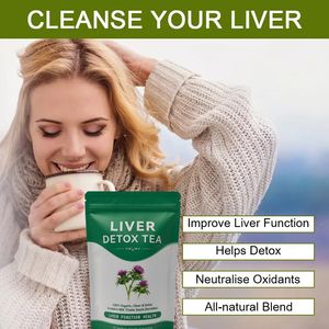 チャイナハーブハーブ肝デトックスティープライベートラベルグリーン抹茶生バッグフラワーティー健康用ボックス包装 - Product Image 3