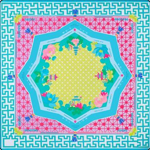 Alfombrilla de Mahjong Plegable de Goma <span class=keywords><strong>Lorelei</strong></span> en Tubo, Impermeable, Duradera, Transpirable, Portátil, Diseño Moderno para 4 Jugadores, Venta al Por Mayor - Product Image 6
