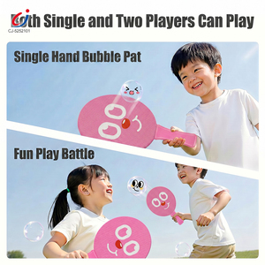 Jouets à bulles Chengji Abs, jouets interactifs parents-enfants, machine à bulles magique élastique, raquette à bulles rebondissante - Product Image 2