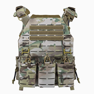 Chaleco Tactico Tactical Gear Equipment Vest Molle Camouflage Laser Cut Quick Release Plate <b>Carrier</b> - Product Image 2