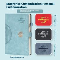 Ensemble cadeau d'affaires avec carnet A5, stylo métallique et recharge, logo personnalisé, cadeau d'entreprise pour le bureau