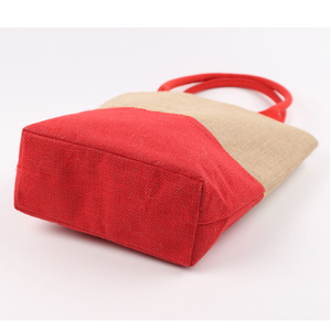 Bolsas de Yute Natural al por Mayor, Bolsas de Yute Personalizadas de China con Asa y Correa para el Hombro - Product Image 4