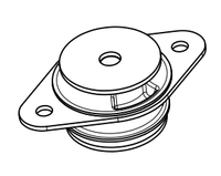 Support d'amortisseur d'isolateur de vibrations HVAC pour générateurs de moteurs