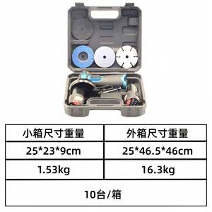 Mini-meuleuse d'angle sans fil bleue 12V, batterie lithium rechargeable, moteur à balais, pour usage général, bricolage et ponçage - Product Image 4