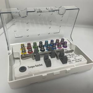 Kit de Herramientas de Restauración de Implantes Dentales Profesional Universal, Destornillador de Fase <span class=keywords><strong>II</strong></span>, Llave Dinamométrica Manual, Certificado CE Clase <span class=keywords><strong>II</strong></span> - Product Image 1