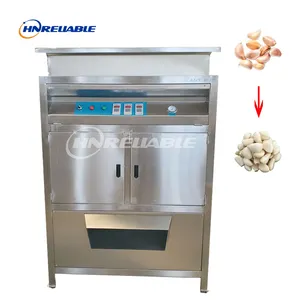 Automatic Industrial Small Chain Type 1000 kg Garlic Peeling Making Machine