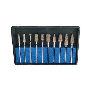 Ensemble de fraises diamantées pour dentisterie, 10 pièces par boîte, pour préparation, polissage et meulage des dents, pour usage dentaire - Product Image 4