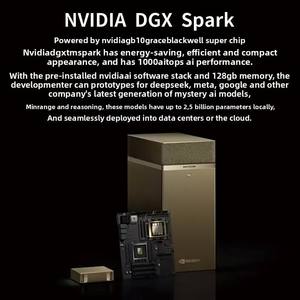 Ordinateur de bureau DGX grand format tout-en-un, supercalculateur Blackwell AI, station de travail Deep Learning Deepseek, petit serveur, prise EU - Product Image 3