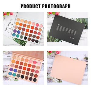 थोक 35 रंग नेत्र छाया शिमर शाकाहारी बड़े पैमाने पर वर्णक निजी लेबल आंखों के छायाएं पैलेट - Product Image 3