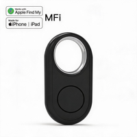 Traceur GPS Porte-clés Étanche IP67 Certifié MFi Compatible avec Localiser, Autonomie de 1 An, Suivi en Temps Réel, Stockage Cloud