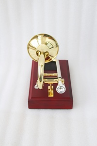 <span class=keywords><strong>Trombone</strong></span> <span class=keywords><strong>Piccolo</strong></span> de Haute Qualité à Coulisse Intégrale, Corps en Laiton Laqué Or, Instrument de Musique Premium en Cupronickel - Product Image 5