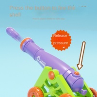 Jouet de tir à la lance de radis en plastique souple longue portée, lanceur de fusées de simulation, petits jouets