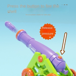 Giocattolo in Plastica Morbida a Lungo Raggio, Cannone a Forma di Ravanello con Occhiali, Lancia Proiettili, Simulazione di Lanciarazzi, Piccoli Giocattoli - Product Image 5