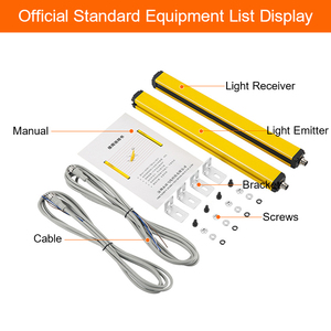 Fabrica sensores 10-30V DC 30M Rango detectado Cuerpo humano Área de protección Barrera Láser Sensor de seguridad de haz óptico - Product Image 2