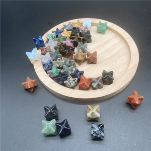 Piedras Preciosas de Cristal Merkaba de 13 mm, Piedras Curativas, Artesanías de Piedras Semipreciosas - Product Image 2