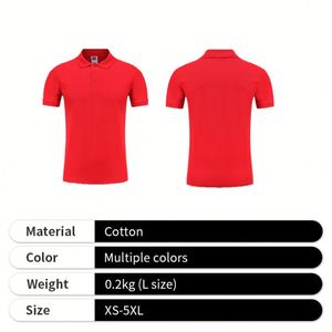 Camiseta Personalizada para Hombre, Estilo Suave, 100% Algodón, con Logotipo Personalizado en Azul, Rojo, Negro y Amarillo - Product Image 2