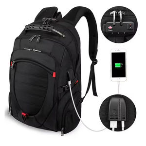 Özel su geçirmez anti-hırsızlık <span class=keywords><strong>Laptop</strong></span> çantası akıllı okul Mochilas Con Usb seyahat hırsızlığa karşı sırt çantası - Product Image 1