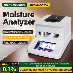 Tester di Umidità alogeno, Tester di Umidità per Polveri, 120g, Analizzatore di Umidità 0.005g/0.001g, Igrometro Industriale, Tester di Umidità - Product Image 2