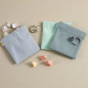 Bolsa de Almacenamiento de Microfibra de 8*8cm para Auriculares Bluetooth, Cables de Datos, Monedas y Artículos Pequeños - Product Image 3