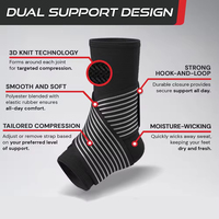 Attelle de cheville Sleeve Stars pour femmes et hommes, manchon de compression pour entorse, soulagement de la fasciite plantaire, support de cheville écologique