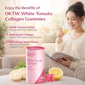 Gomitas Blanqueadoras <span class=keywords><strong>de</strong></span> Colágeno <span class=keywords><strong>de</strong></span> Tomate Blanco OKTW, <span class=keywords><strong>para</strong></span> Aclarar Manchas y Dar Brillo a la Piel, en Stock, Muestras Gratis, Marca Privada OEM - Product Image 4