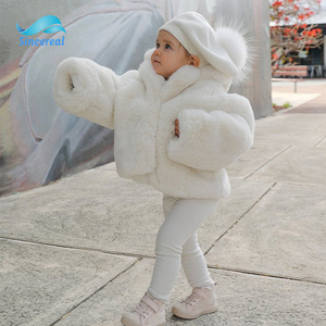 Giacca da bambino personalizzabile in <span class=keywords><strong>pelliccia</strong></span> sintetica per bambini calda e confortevole <span class=keywords><strong>pelliccia</strong></span> invernale per ragazze - Product Image 4