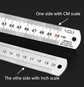 ShuGuang Sun Logo Premium Stainless Steel <b>Etching</b> Scale Measuring <b>Tool</b> Double Side Straight Ruler 30CM Zhejiang Made Model - Product Image 4