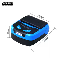 Imprimante thermique portable Xprinter XP P810 3 pouces 80 mm, imprimante de reçus sans fil BT, mini imprimante mobile POS