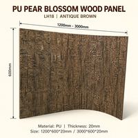 Panneau décoratif mural intérieur moderne imperméable en PU, imitation pierre 3D pour salon, chambre et salle de sport