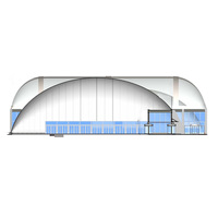 Dôme gonflable à grande portée personnalisé pour couvrir les terrains de tennis, de volley-ball, de football, de basketball et de pickleball