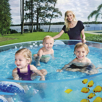 Piscine gonflable Bestway Water Fairy, piscine de jeu en plastique, baignoire à balles océaniques pour le bain et la natation